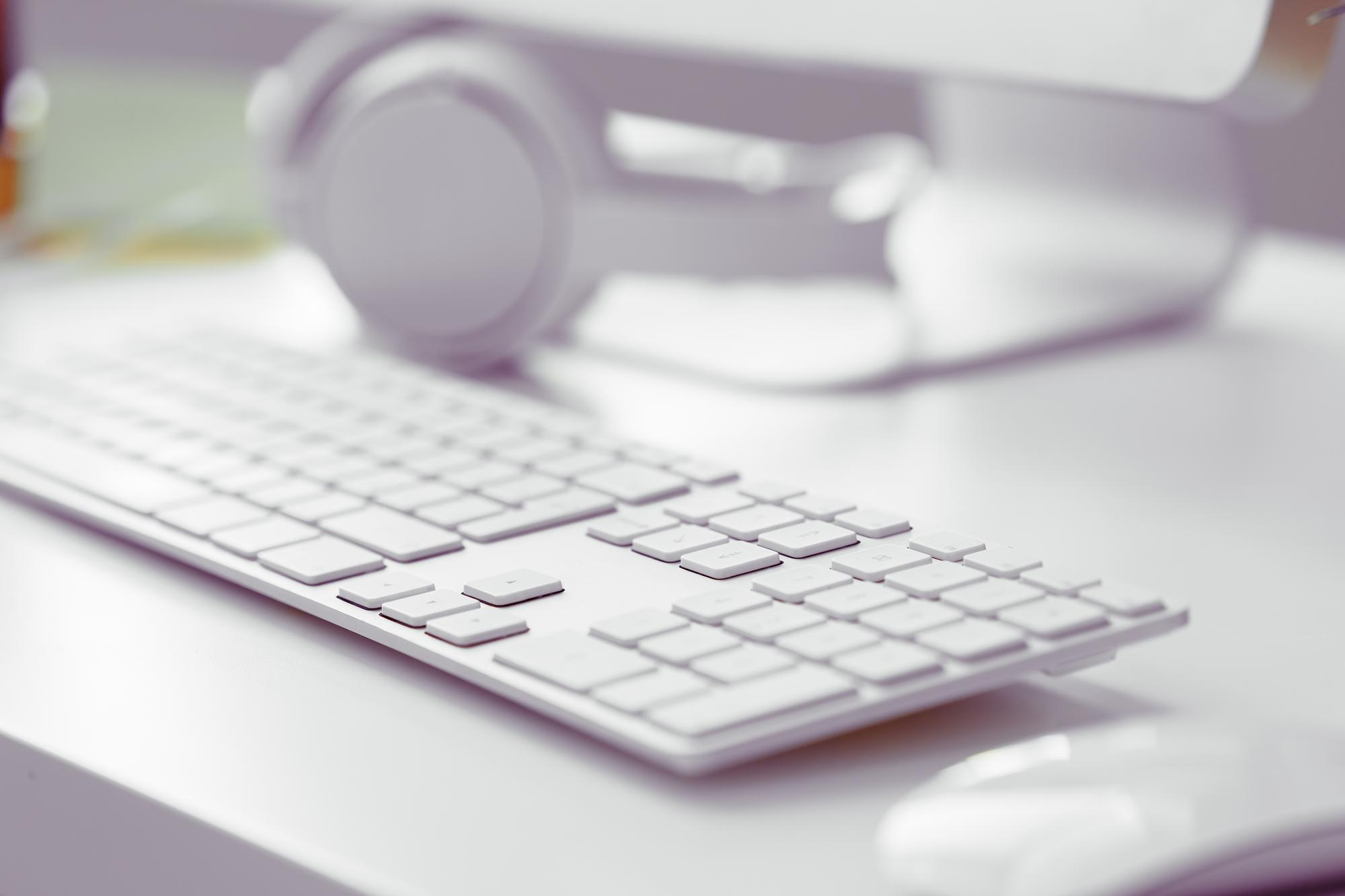 web design keyboard