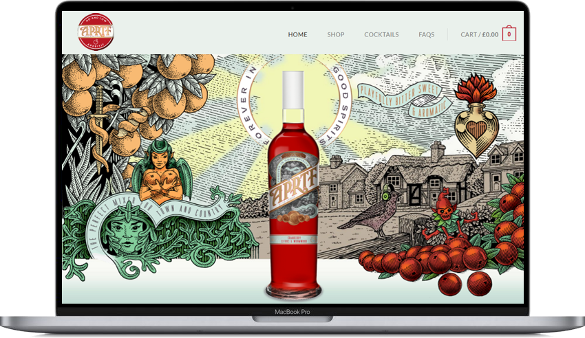 website for drinks company