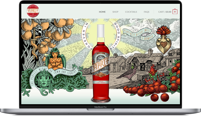 Drinks brand web site